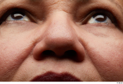 Face Mouth Nose Cheek Skin Woman Overweight Wrinkles Studio photo references